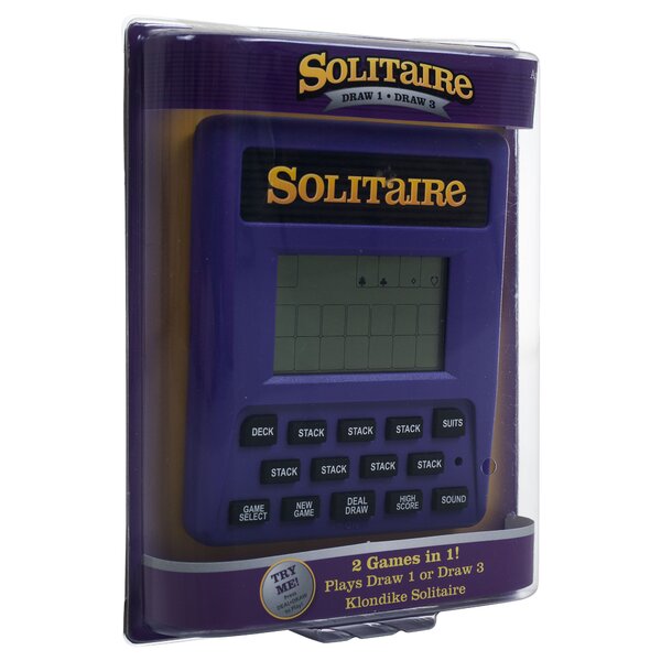 Battery operated 2024 solitaire game